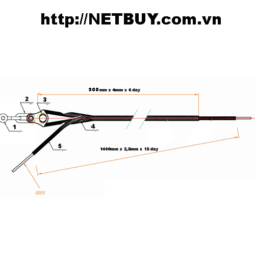 Chuỗi néo cáp ADSS và OPGW 1 hướng
